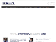 Tablet Screenshot of noucolors.com